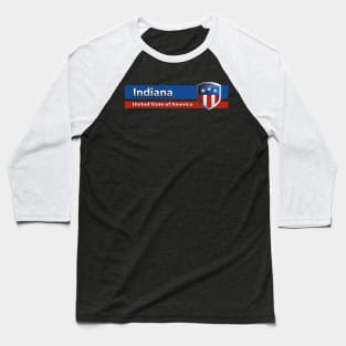 Indiana - United State of America Baseball T-Shirt